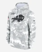 Buffalo Bills Nike Arctic Camo 2024 Salute to Service Club Fleece Pullover Grey Hoodie