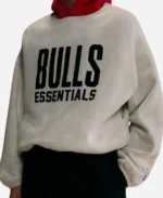 Chicago Bulls x Fear Of God Essentials Pullover Hoodie For Unisex