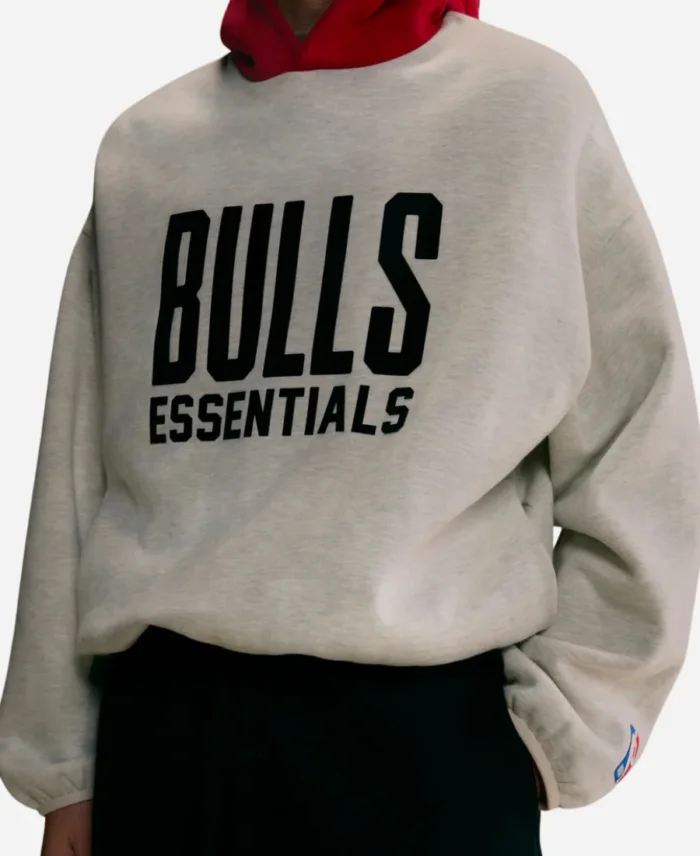 Chicago Bulls x Fear Of God Essentials Pullover Hoodie For Unisex