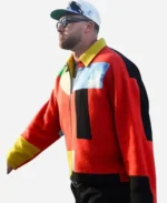 Chiefs vs Bills Game Travis Kelce Multi-Colored Jacket