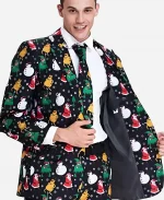 Christmas Party Print Suit