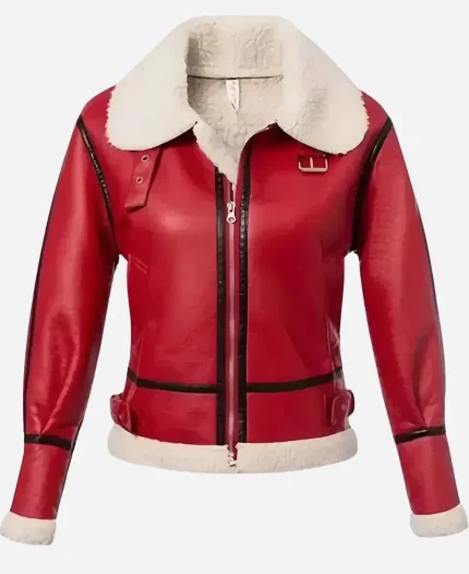 Christmas Shearling Leather Jacket