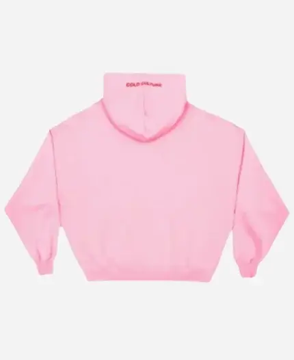  Cold Culture Stars Pink Pullover Hoodie For Unisex