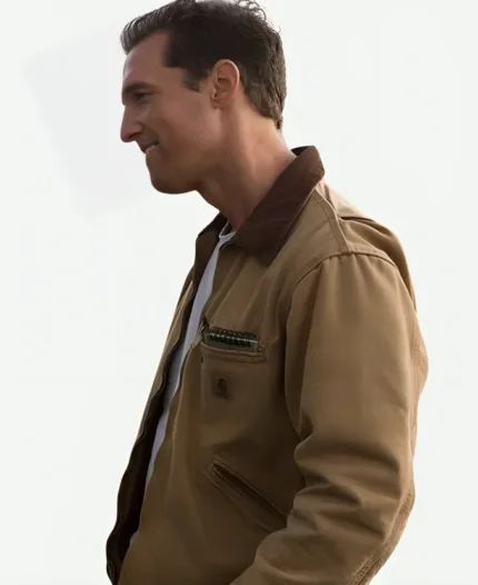 Cooper Movie Interstellar Matthew McConaughey Brown Cotton Jacket