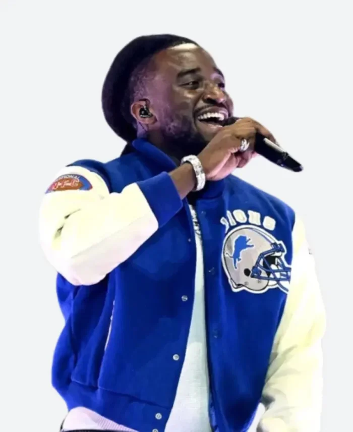 Detroit Lions Shaboozey Varsity Jacket