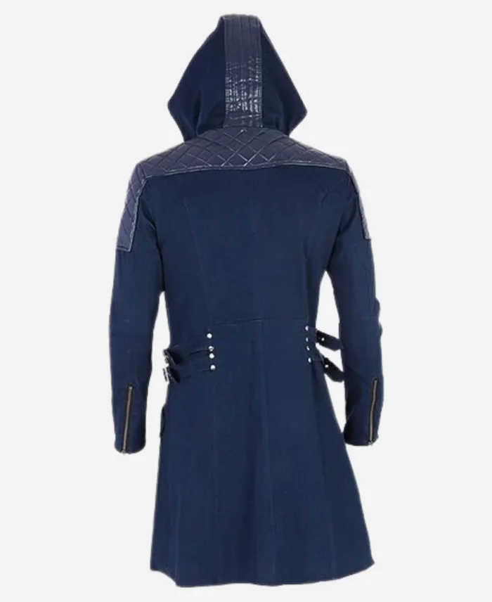 Devil May Cry 5 Blue Denim Coat with Hood