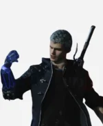 Devil May Cry 5 Nero Blue Denim Coat with Hood