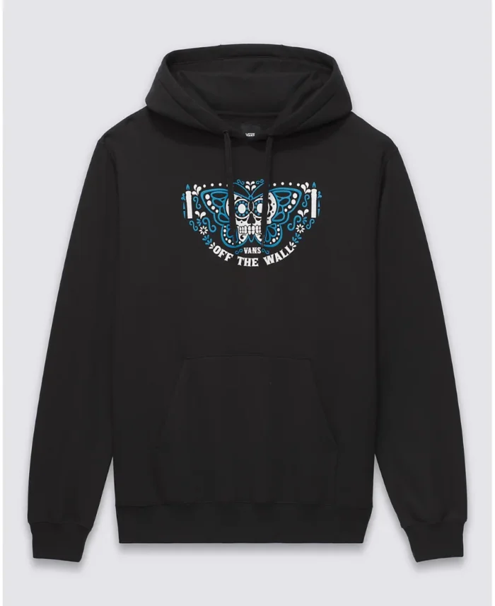 Dia De Muertos Guided Mariposa Black Hoodie