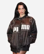 Dua Lipa Puma Black Racer Jacket