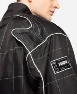 Dua Lipa Puma Oversized Black Racer Jacket for Sale