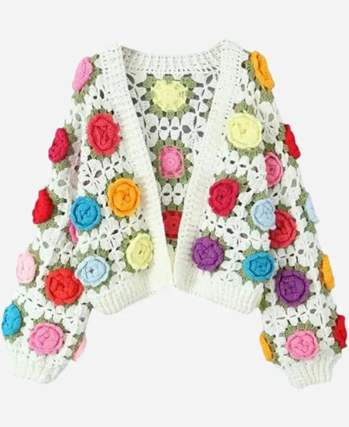 Elsbeth 2024 Carrie Preston Rose Crochet Cardigan