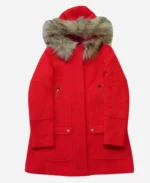 Emily Just Like a Christmas Wool Parka Jacket