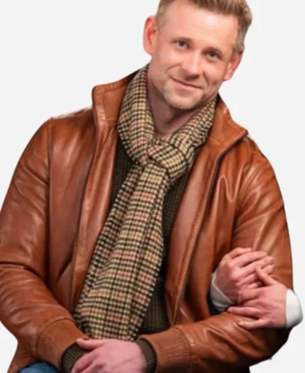 Eric Johnson A Christmas Less Traveled Brown Jacket