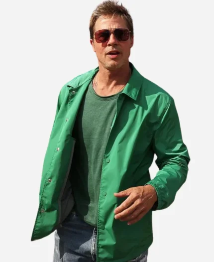 F1 2025 Brad Pitt Green Jacket