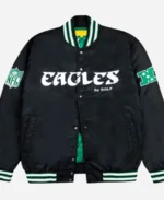 GOLF WANG Philadelphia Eagles Satin Bomber Jacket