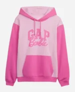 Gap Barbie Oversized Pink Pullover Hoodie 