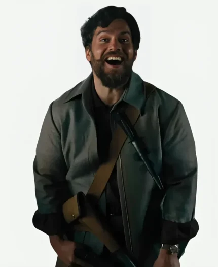 Gus March-Phillips Warfare The Ministry of Ungentlemanly Henry Cavill Gray Jacket