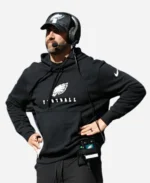 Head Coach Philadelphia Eagles Nick Sirianni Black Pullover Hoodie