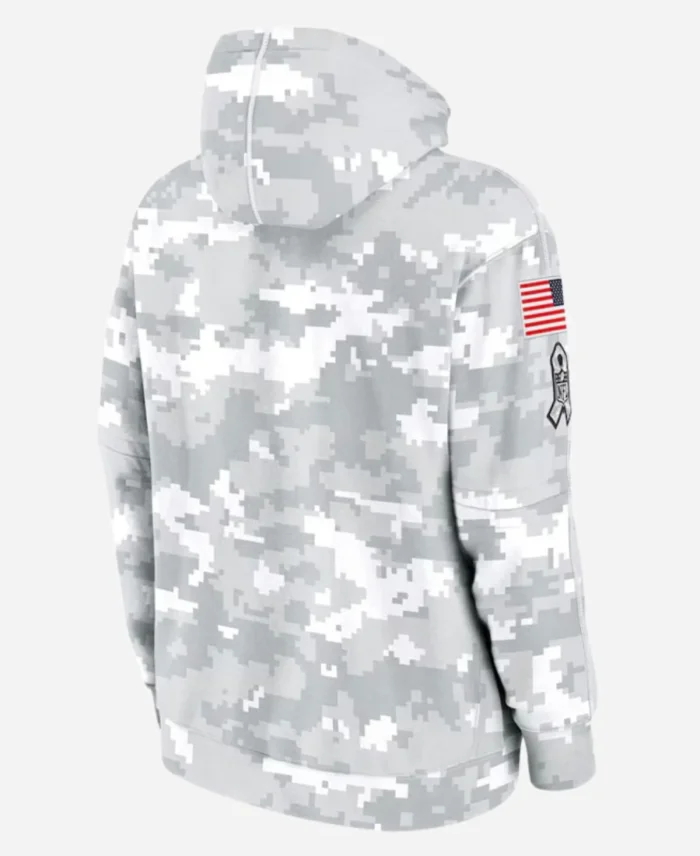 Indianapolis Colts Salute To Service Camo 2024 Hoodie