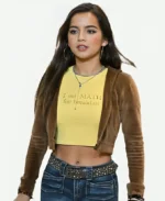 Isabela Merced Cropped Hoodie