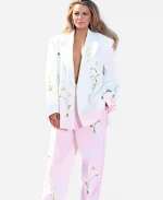 It Ends With Us London Blake Lively White Floral Suit For Womens