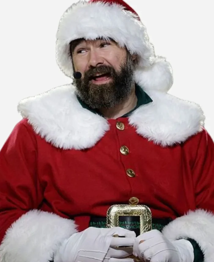 Jason Kelce Santa Claus Red Coat For Sale