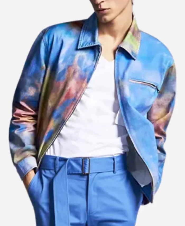 Jawn Murray Tie Die Zip-Up Jacket