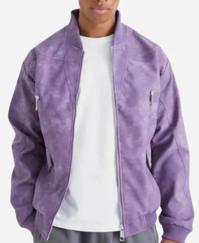 Jesse Raymond All American Homecoming Season 03 Sylvester Powell Purple Bomber Jacket