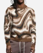 Jesse Raymond Tv Series All American Homecoming Season 03 Sylvester Powell Brown Swirl Print Sweater