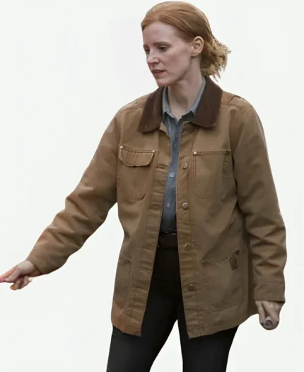 Jessica Chastain Interstellar Cotton Jacket