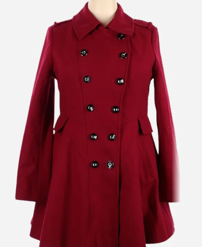 Jessica Lowndes Christmas At Pemberley Manor Coat