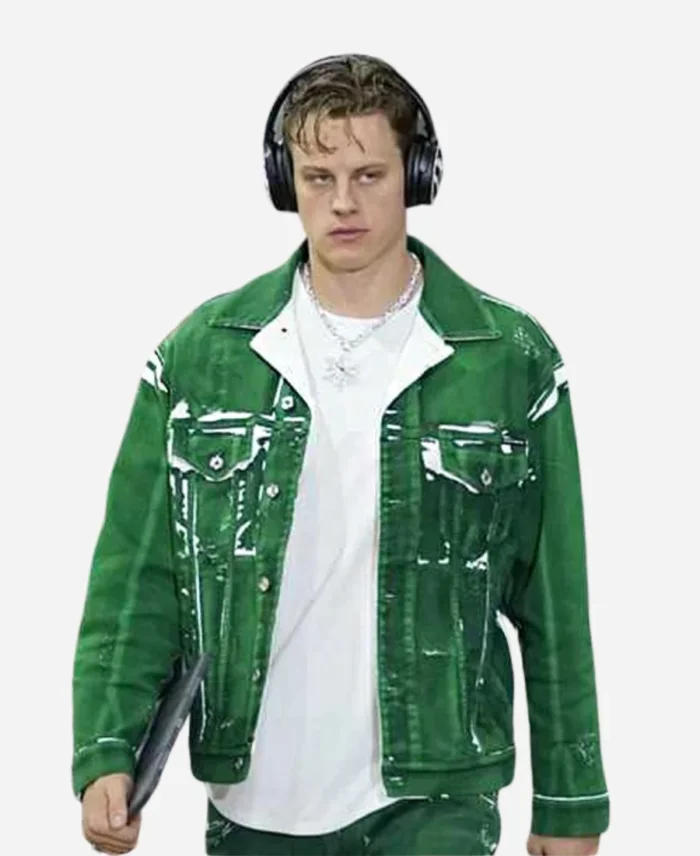 Joe Burrows SNF Green Denim Jacket