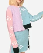 June Tv Series The Brothers Sun 2024 Alice Hewkin Pastel Color Block Cardigan