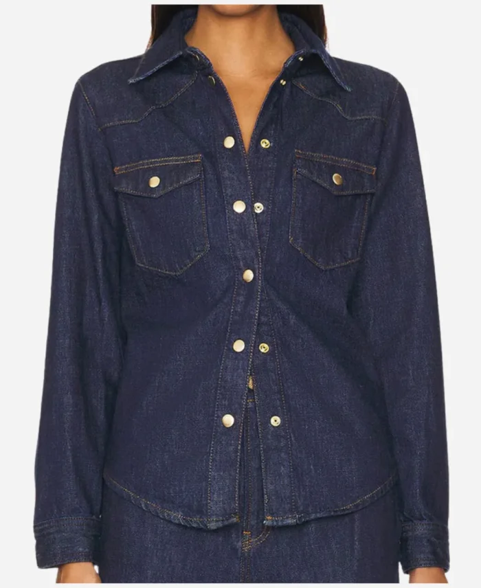 Kate McKinnon The Today Show Blue Denim Shirt