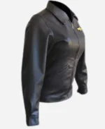 Kelly McGillis Top Gun Black Leather Jacket