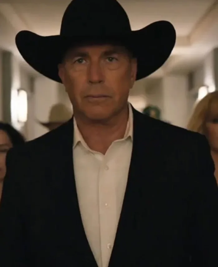 Kevin Costner TV-Series Yellowstone Season 05 John Dutton Black Blazer