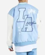 LA Blue Varsity Bomber Jacket