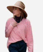 Liz Shrinking S02 Red Striped Tee