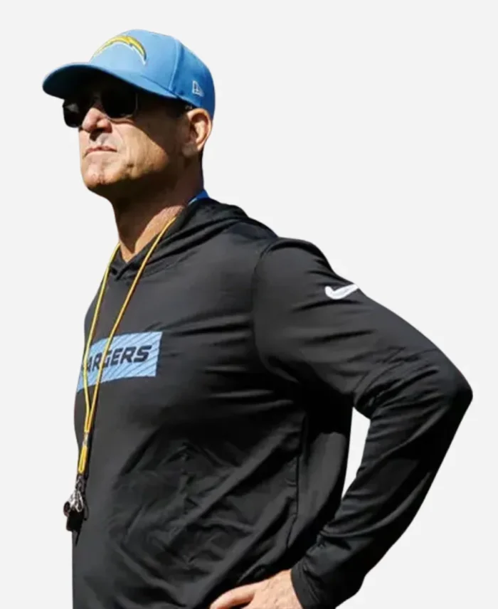 Los Angeles Chargers Jim Harbaugh Pullover Hoodie