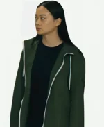 Lynn Bad Genius Callina Liang Green Hooded Jacket