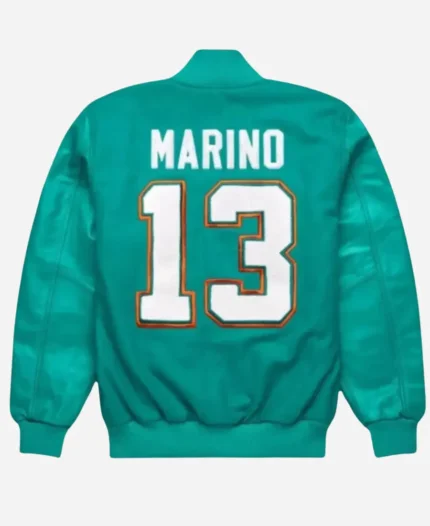 Miami Dolphins HOMAGE x Starter Dan Marino GOAT Varsity Jacket For Sale