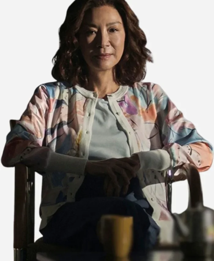 Michelle Yeoh The Brothers Sun 2024 Printed Cardigan