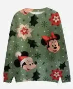 Mickey Mouse & Friends Christmas Green Sweatshirt