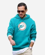 Mike McDaniel Miami Dolphins Blue Hoodie