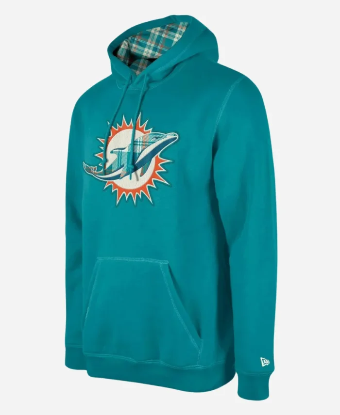 Mike McDaniel Miami Dolphins Blue Pullover Hoodie