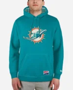 Mike McDaniel Miami Dolphins Coach Blue Pullover Hoodie For sale