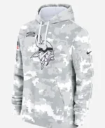 Minnesota Vikings Salute To Service Camo 2024 Pullover Hoodie For Sale