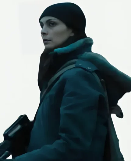 Morena Baccarin Elevation Blue Hooded Jacket