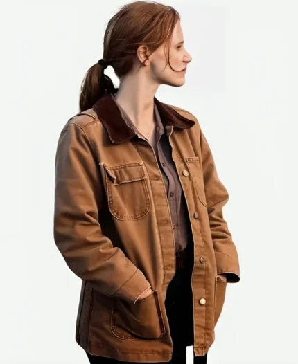 Murph Movie Interstellar Jessica Chast Brown Cotton Jacket