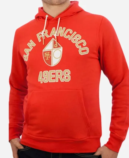 NFL San Francisco 49ers Red Pullover Hoodie